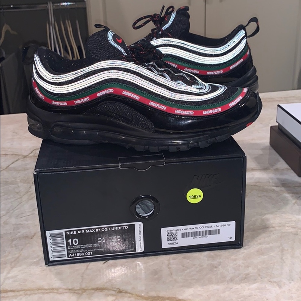 Nike Air Max 97 Undefeated Black
